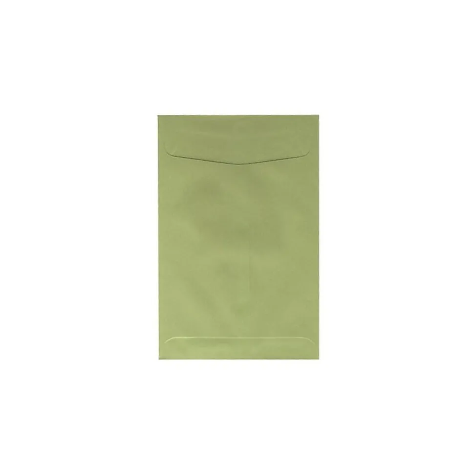 6 x 9 Open End Catalog Envelopes, Olive Green, 10/Pack (31287526c) | JAM Paper Flash Sale