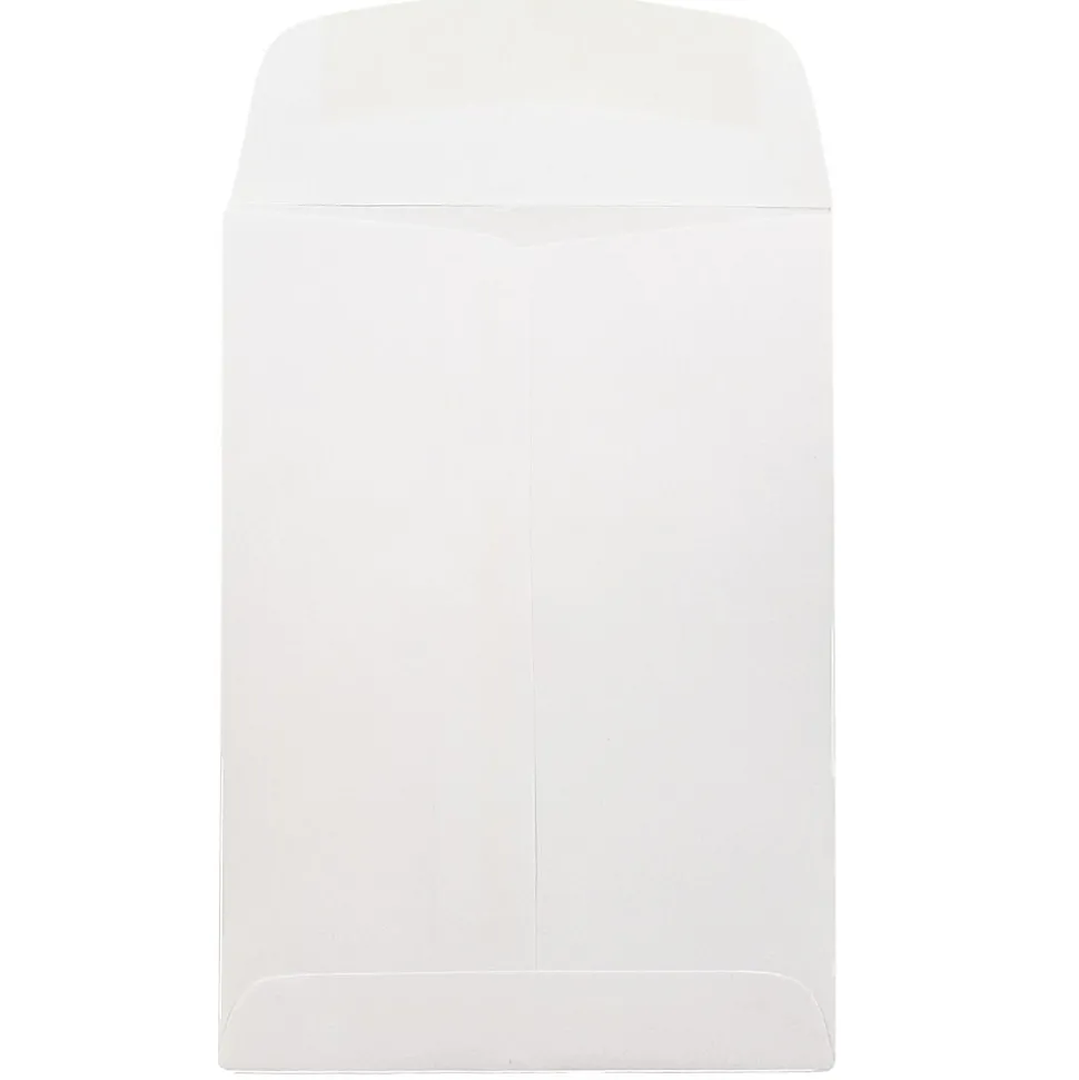 5.5 x 7.5 Open End Catalog Envelopes, White, 50/Pack (4100H) | JAM Paper Outlet