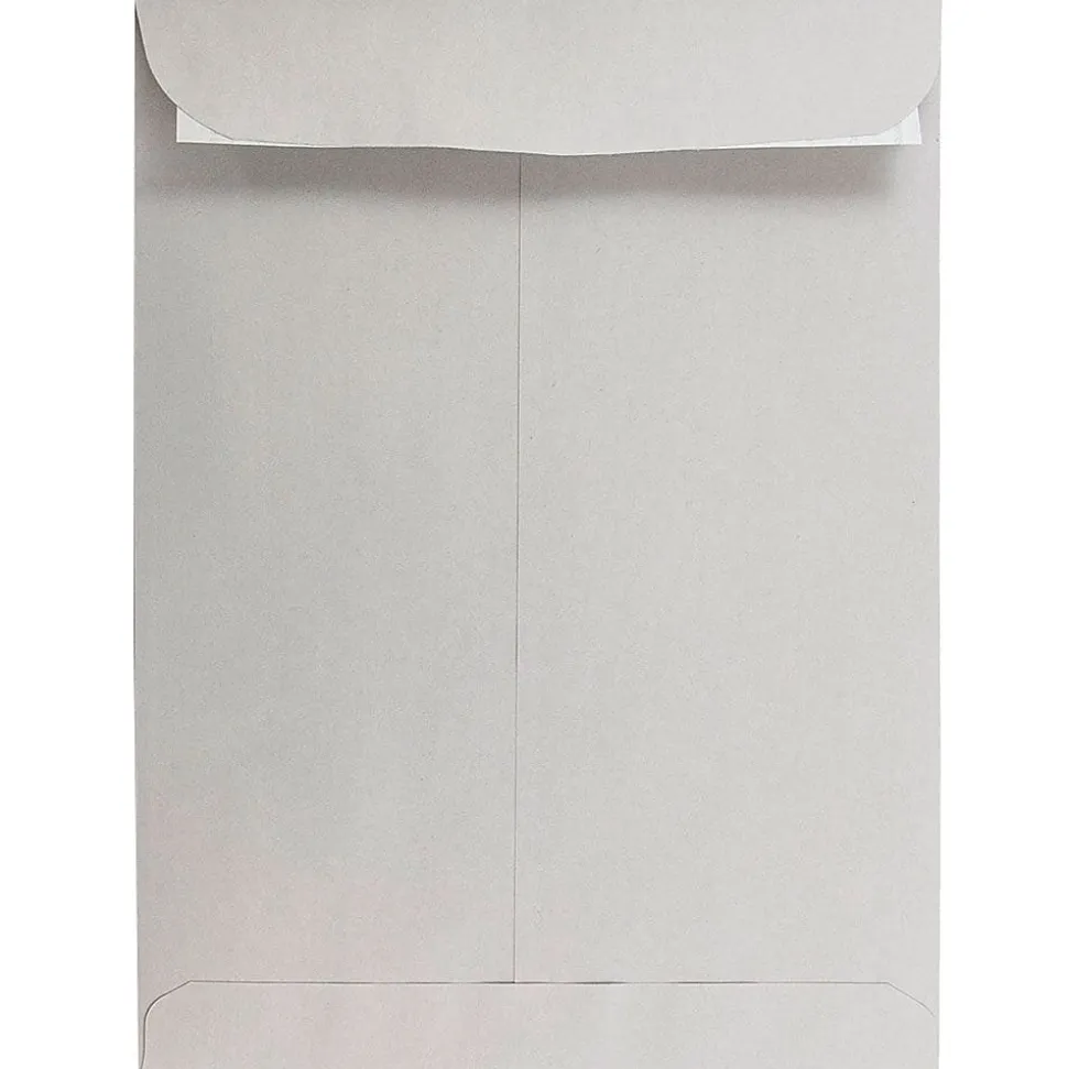 9 x 12 Open End Catalog Envelopes with Peel and Seal Closure, Light Grey, 50/Pack (12931115i) | JAM Paper Discount