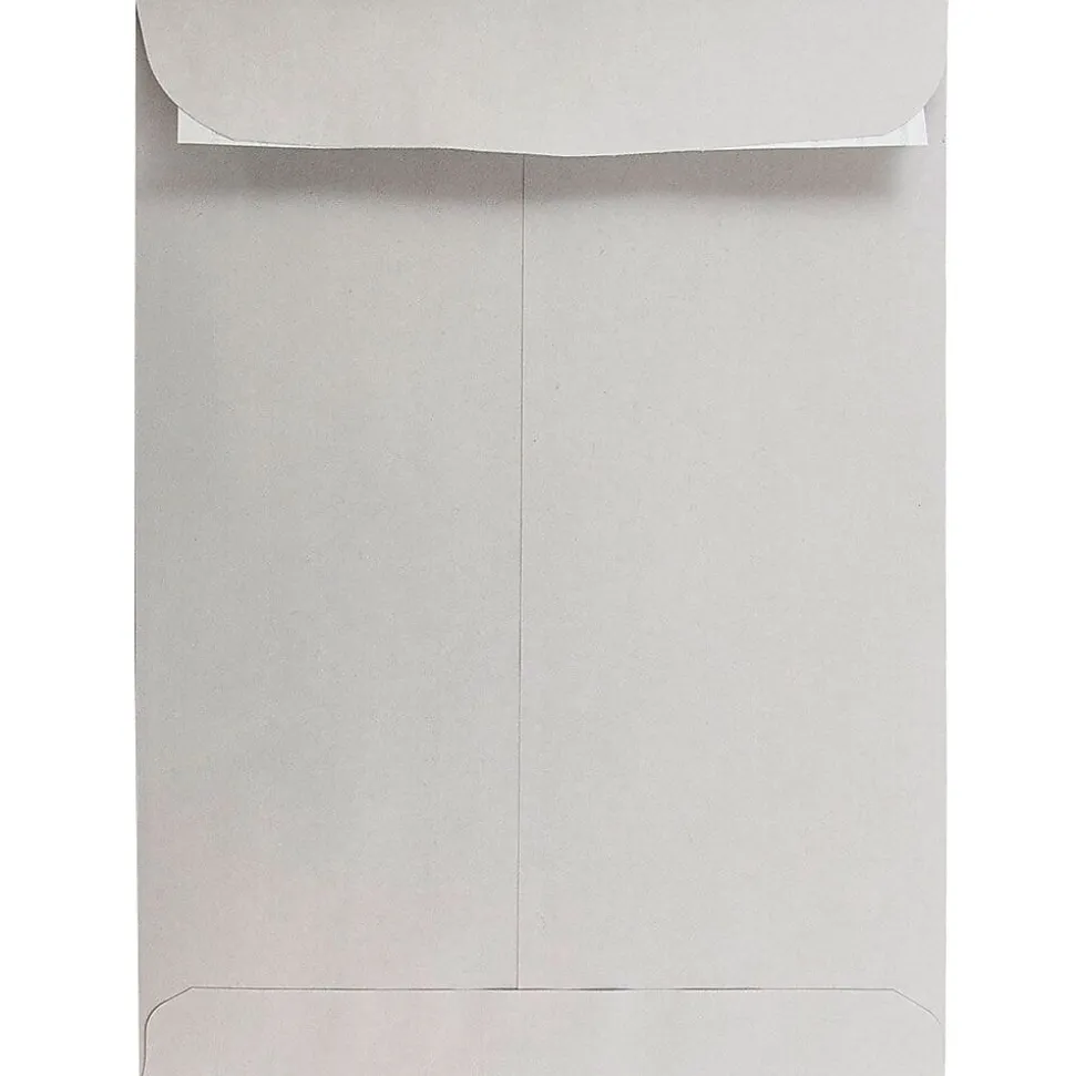9 x 12 Open End Catalog Envelopes with Peel and Seal Closure, Light Grey, 10/Pack (12931115p) | JAM Paper Store