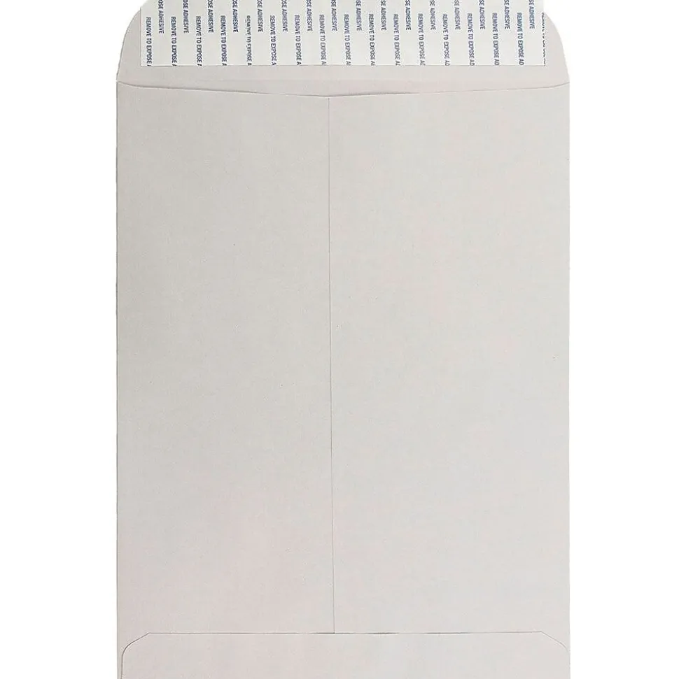 9 x 12 Open End Catalog Envelopes with Peel and Seal Closure, Light Grey, 10/Pack (12931115p) | JAM Paper Store