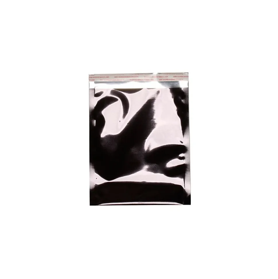6.25 x 7.875 Open End Catalog Foil Envelopes with Self-Adhesive Closure, Black, 100/Pack (01327706B) | JAM Paper Sale