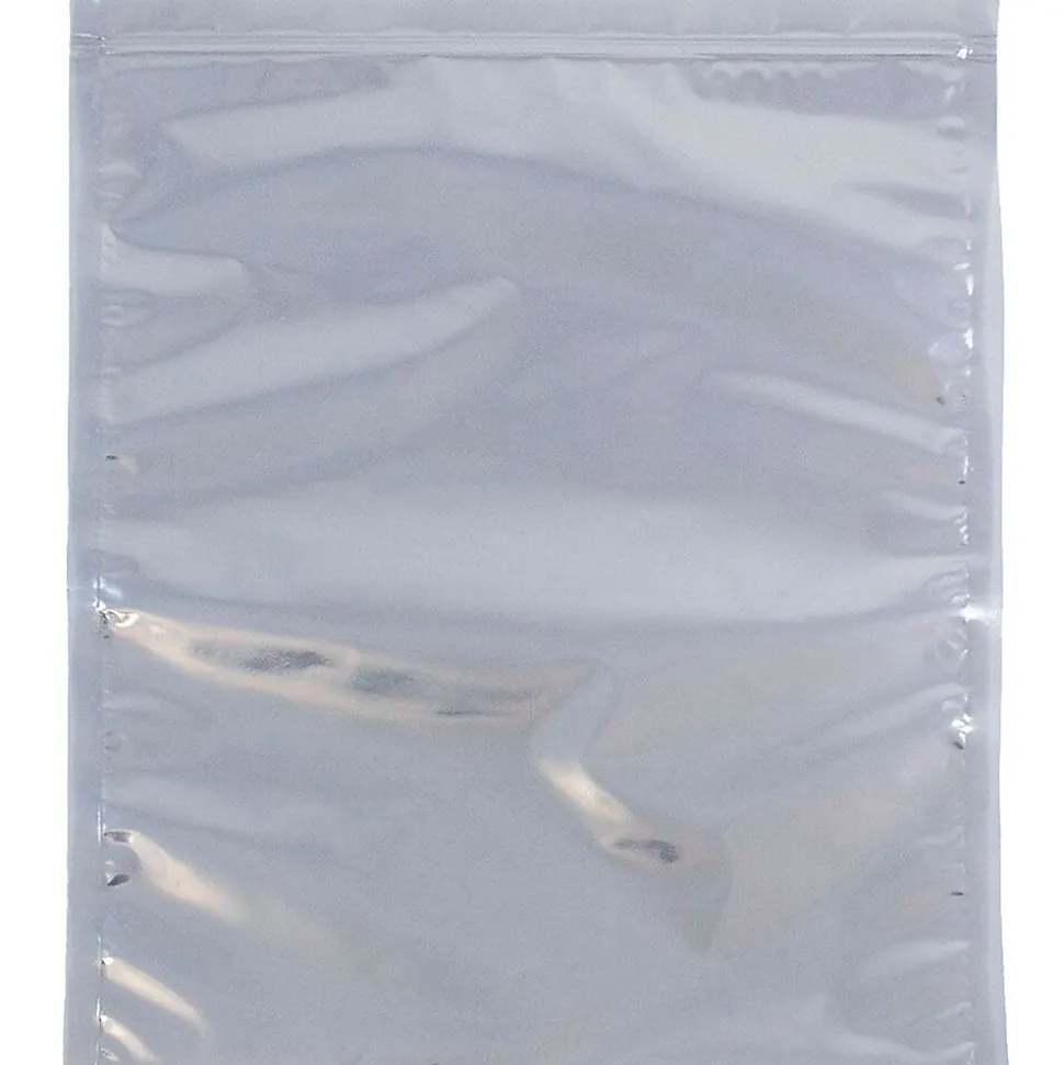 9 x 12 Open End Catalog Foil Envelopes with Zip Closure, Clear, 100/Pack (300912A58A3B) | JAM Paper Clearance