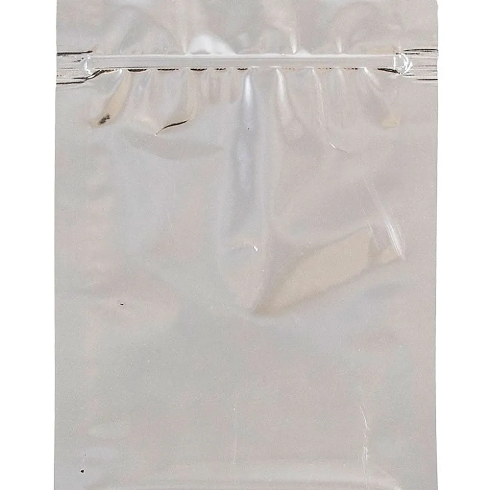 4 x 6 Open End Catalog Foil Envelopes with Zip Closure, Clear, 100/Pack (30046A58B) | JAM Paper Outlet