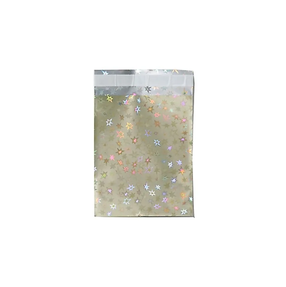 6.25 x 7.875 Open End Foil Envelopes with Self-Adhesive Closure, Gold Stars, 100/Pack (01323274B) | JAM Paper Fashion