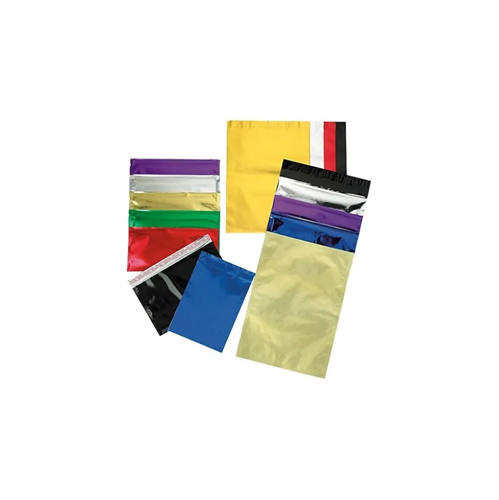10 x 13 Open End Foil Envelopes with Self-Adhesive Closure, Green, 25/Pack (1327713) | JAM Paper Cheap