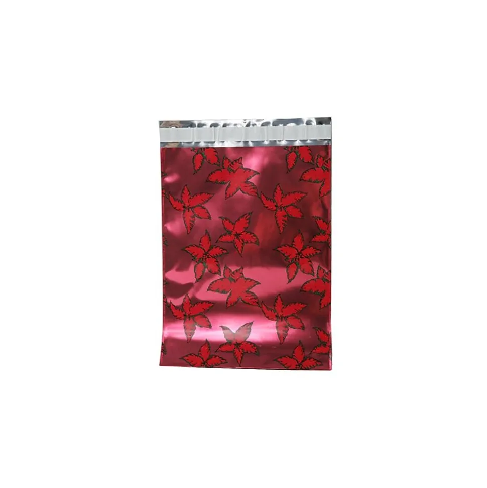 9 x 12 Open End Foil Envelopes with Self-Adhesive Closure, Red Holly, 25/Pack (1333313) | JAM Paper Flash Sale