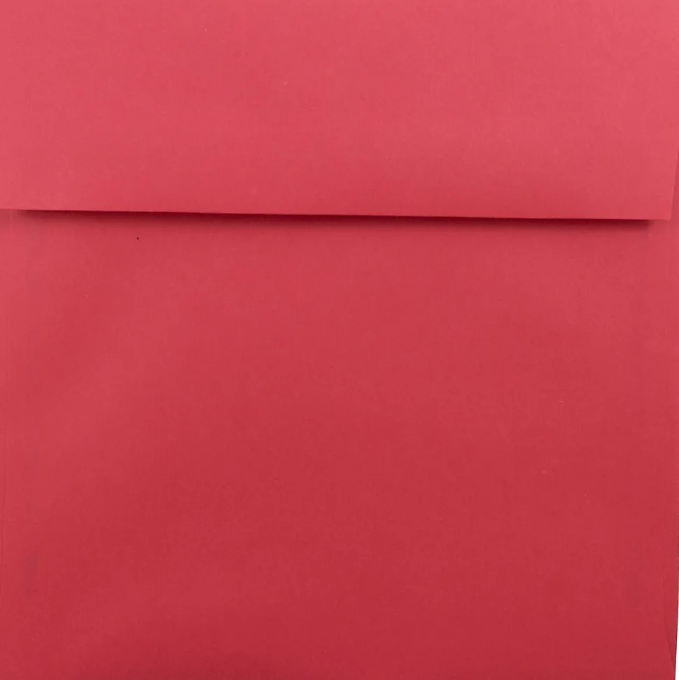 8.5 x 8.5 Square Colored Invitation Envelopes, Red Recycled, Bulk 250/Box(2794374H) | JAM Paper Shop