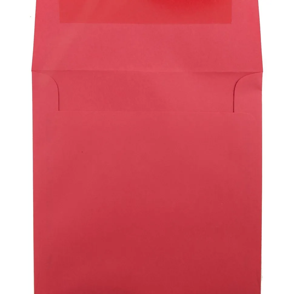 8.5 x 8.5 Square Colored Invitation Envelopes, Red Recycled, Bulk 250/Box(2794374H) | JAM Paper Shop
