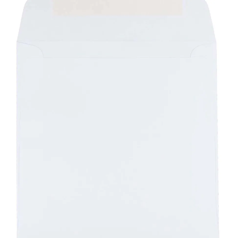 6.5 x 6.5 Square Invitation Envelopes, White, 100/Pack (28417B) | JAM Paper Clearance