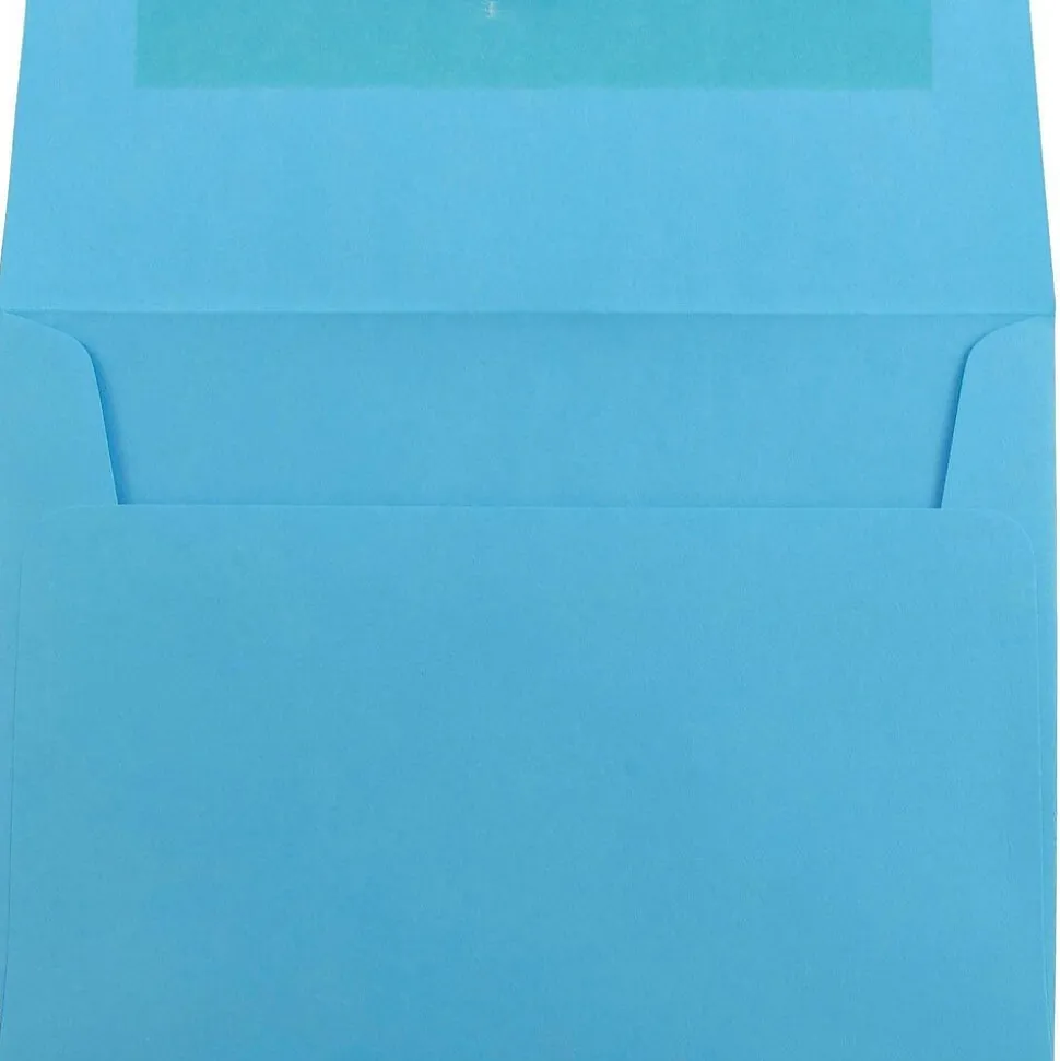 A7 Colored Invitation Envelopes, 5.25 x 7.25, Blue Recycled, 50/Pack (54093I) | JAM Paper Hot