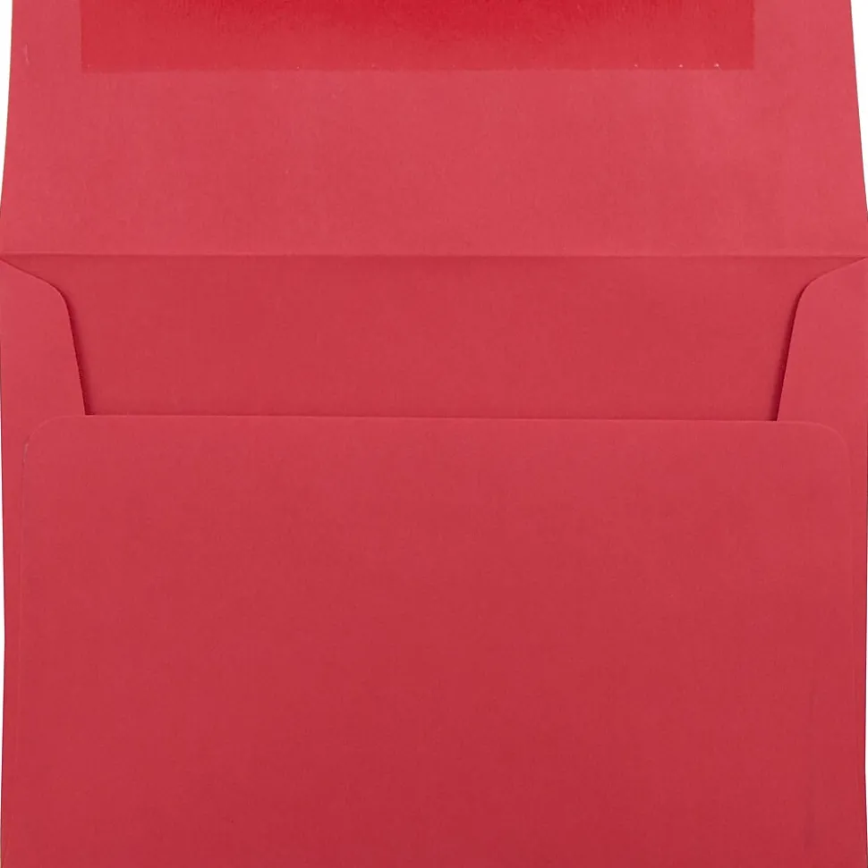 A7 Colored Invitation Envelopes, 5.25 x 7.25, Red Recycled, 50/Pack (15945I) | JAM Paper Flash Sale