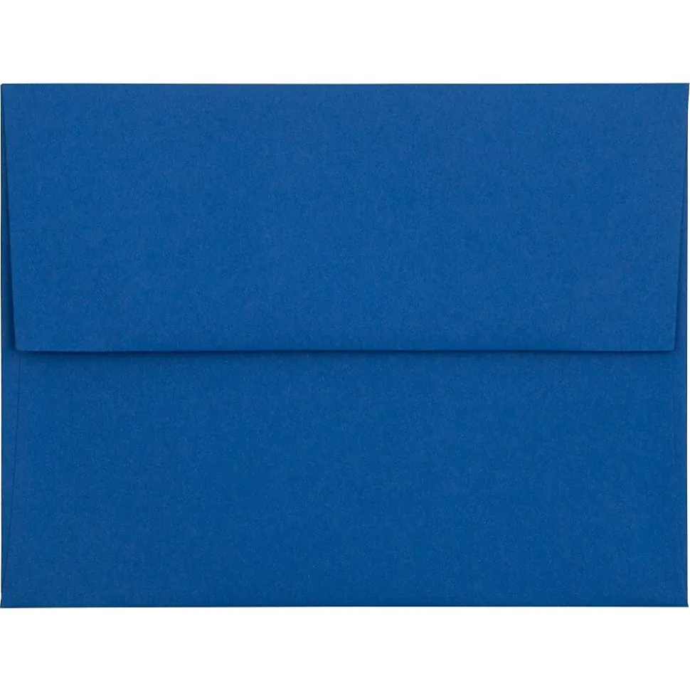 A2 Invitation Envelope 4 3/8" x 5 3/4", Presidential Blue, 25/Pack (563913396) | JAM Paper Clearance