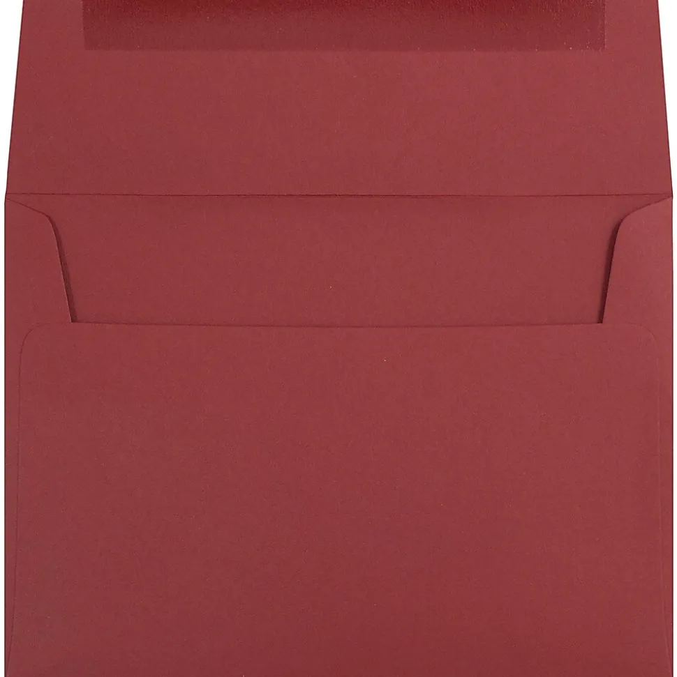 A7 Invitation Envelopes, 5.25 x 7.25, Dark Red, 25/Pack (31511307) | JAM Paper New