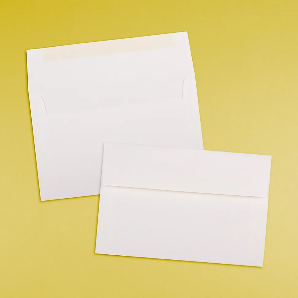 A9 Strathmore Invitation Envelopes, 5.75 x 8.75, Bright White Wove, 25/Pack (31911140) | JAM Paper Best