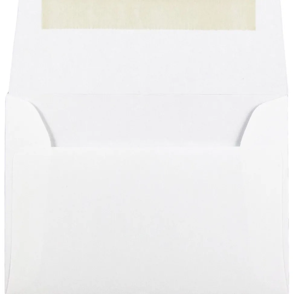 A2 Strathmore Invitation Envelopes, 4.375 x 5.75, Bright White Wove, 50/Pack (191151I) | JAM Paper Flash Sale
