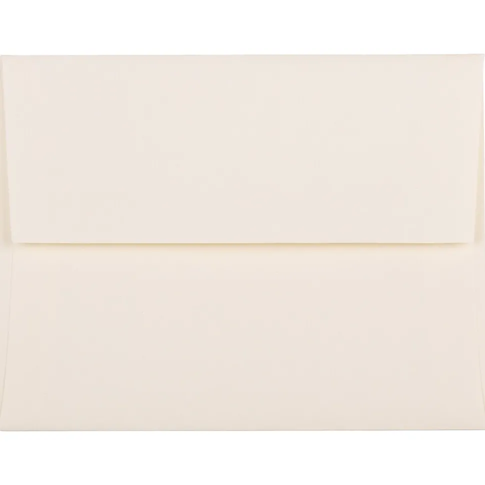A2 Strathmore Invitation Envelopes, 4.375 x 5.75, Natural White Linen, 50/Pack (99761I) | JAM Paper Hot