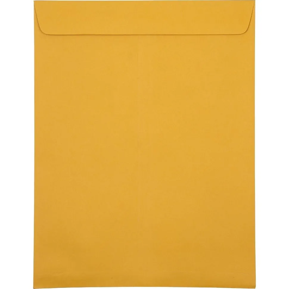 Booklet Envelope 10" x 13", Brown Kraft, 50/Pack (4153i) | JAM Paper Best