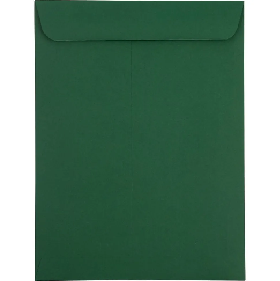 Catalog Envelope 9" x 12", Dark Green, 50/Pack (31287529i) | JAM Paper Clearance