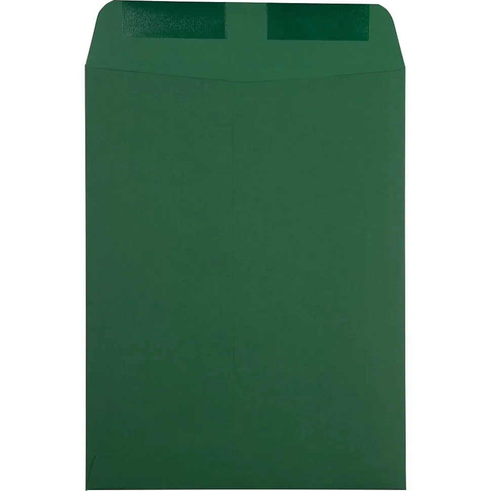 Catalog Envelope 9" x 12", Dark Green, 50/Pack (31287529i) | JAM Paper Clearance