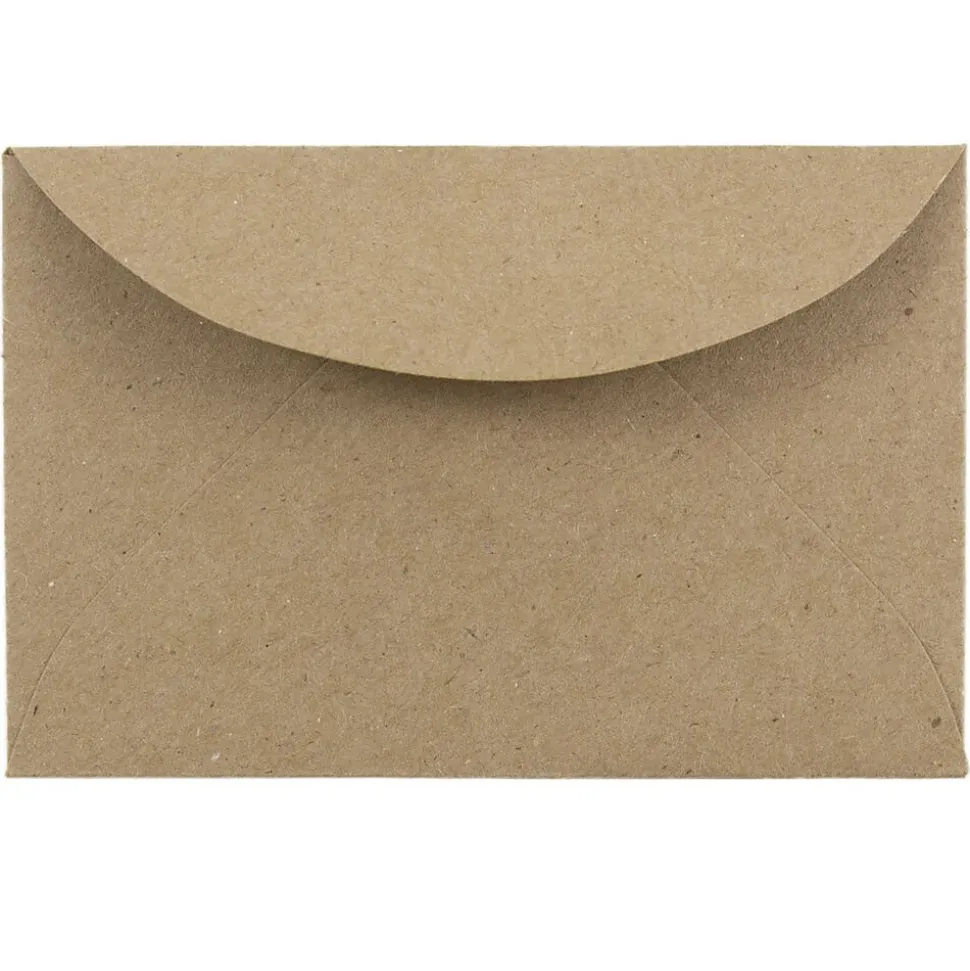 3Drug Mini Recycled Kraft Envelopes, 2.3125 x 3.625, Brown Kraft Paper Bag, 100/Pack (5207691A) | JAM Paper Clearance