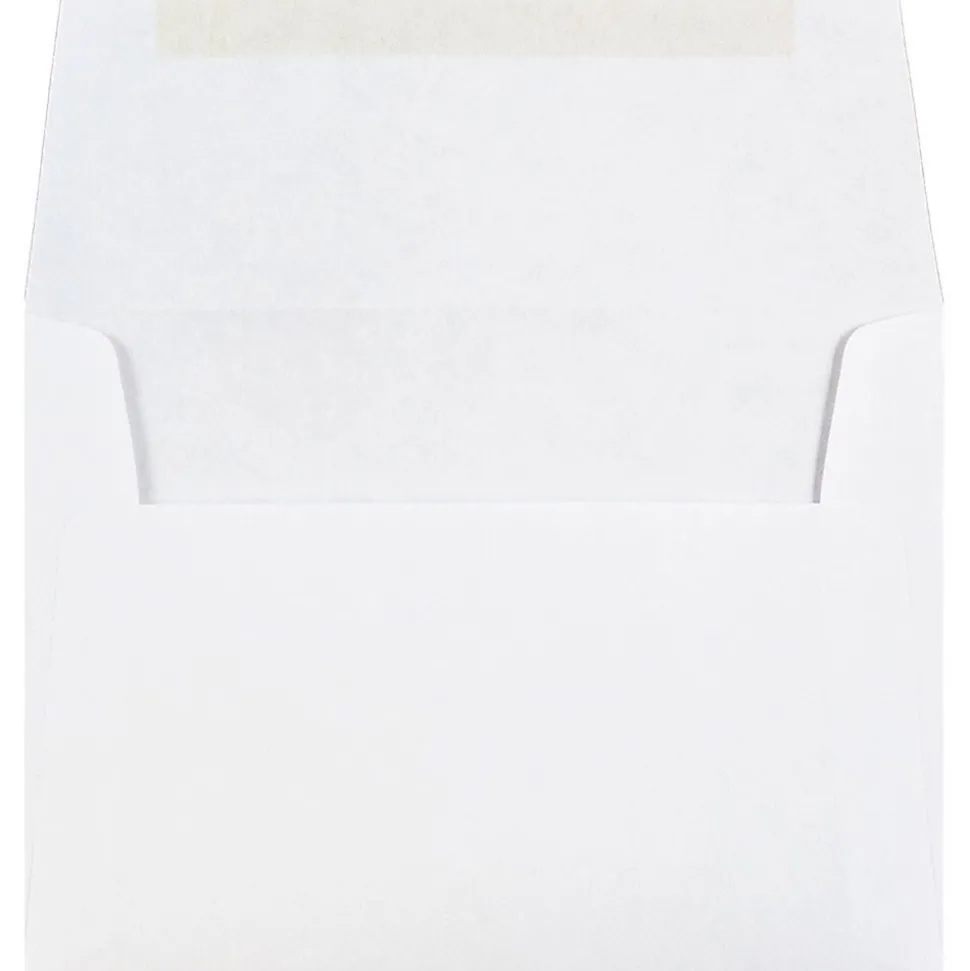 Gummed A2 Invitation Envelopes, 5 3/4" x 4 3/8", White, 100/Pack (MOOP6250LDIC) | JAM Paper Clearance