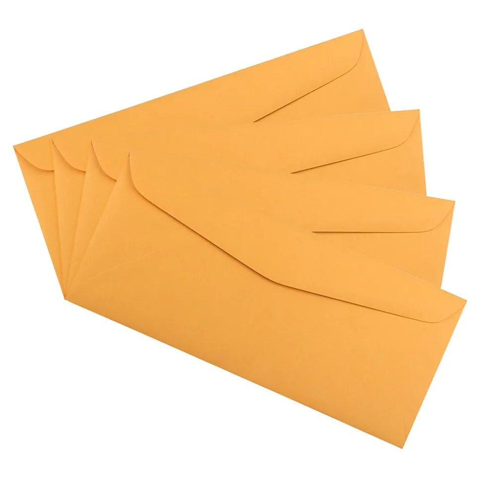 Kraft #12 Business Commercial Envelope, 4 3/4" x 11", Manila Brown Kraft, 500/Pack (80762H) | JAM Paper Best Sale