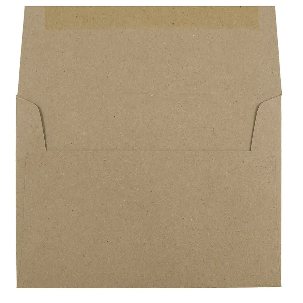 Kraft A6 Invitation Envelopes, 4.75 x 6.5, Brown Kraft Paper Bag, 25/Pack (LEKR650) | JAM Paper Best Sale
