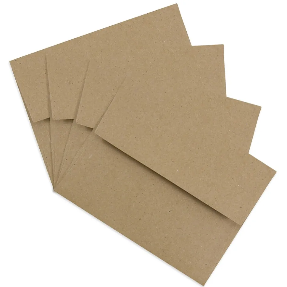 Kraft A2 Invitation Envelopes, 4.375 x 5.75, Brown Kraft Paper Bag, 50/Pack (LEKR600I) | JAM Paper Clearance