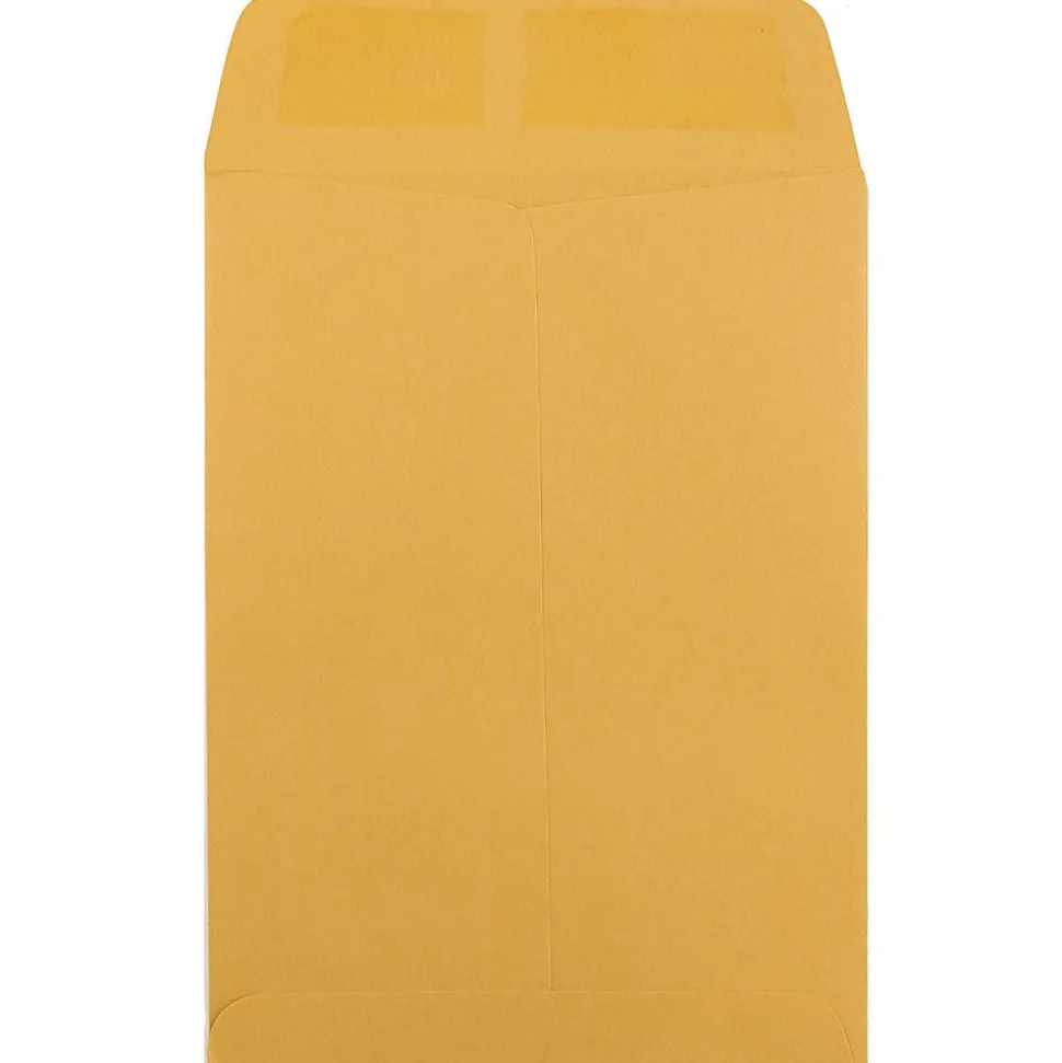 Kraft Gummed Catalog Envelope, 5 1/2" x 7 1/2", Brown Kraft, 100/Pack (4101C) | JAM Paper Shop