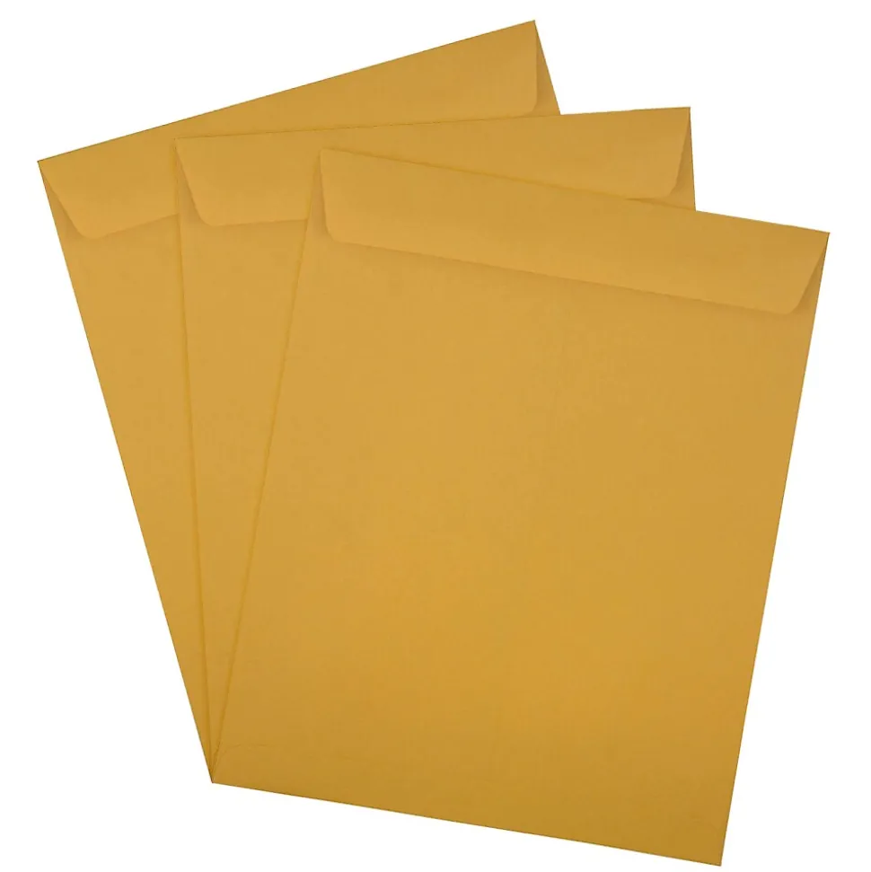 Kraft Open End Catalog Envelope, 11 1/2" x 14 1/2", Brown, 50/Pack (313011452I) | JAM Paper Cheap