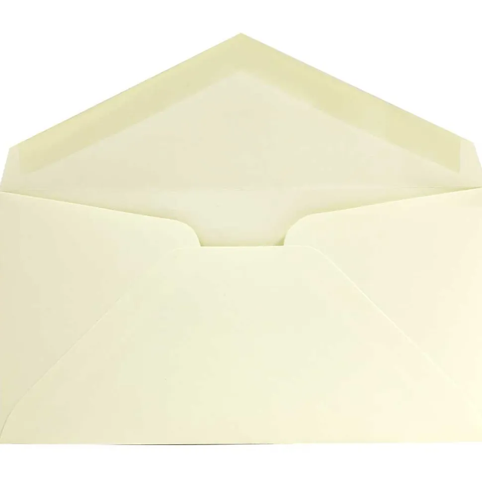 Monarch Open End #7 Invitation Envelope, 3 7/8" x 7 1/2", Ivory, 50/Pack (3197718I) | JAM Paper Discount