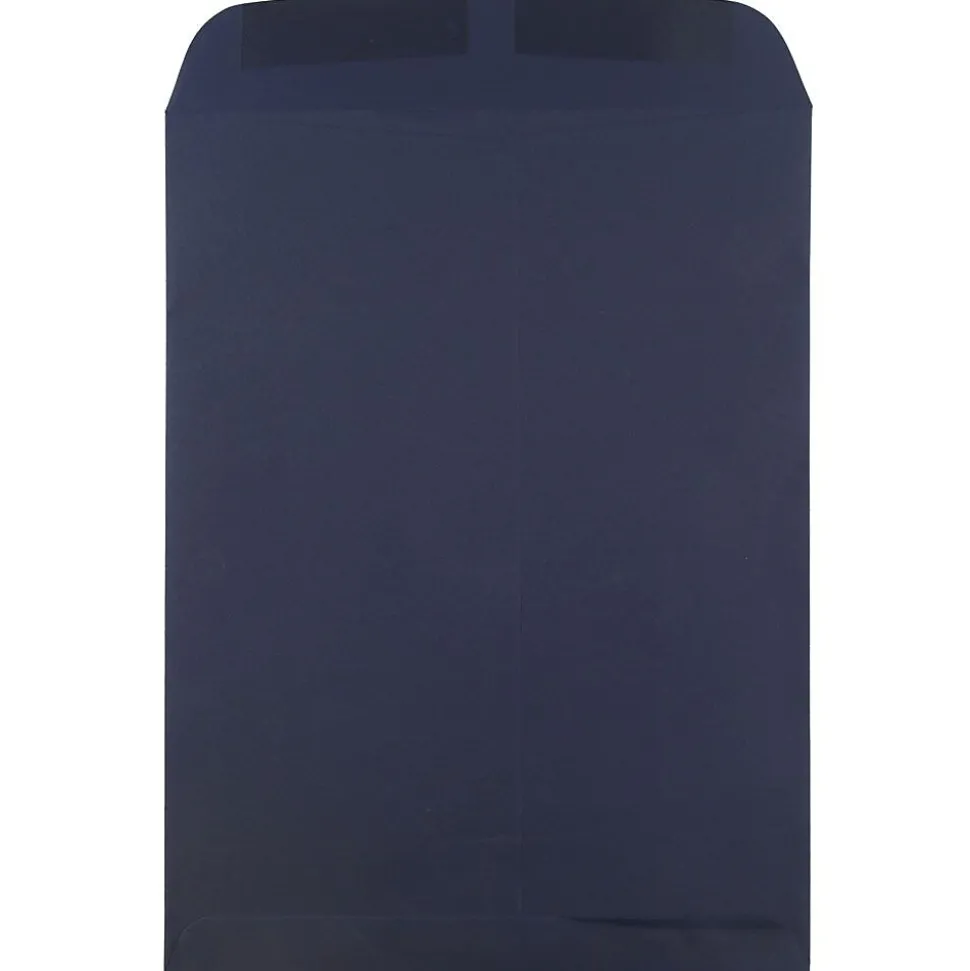 Open End Catalog Envelope, 9" x 12", Navy Blue, 50/Pack (51287431I) | JAM Paper Store
