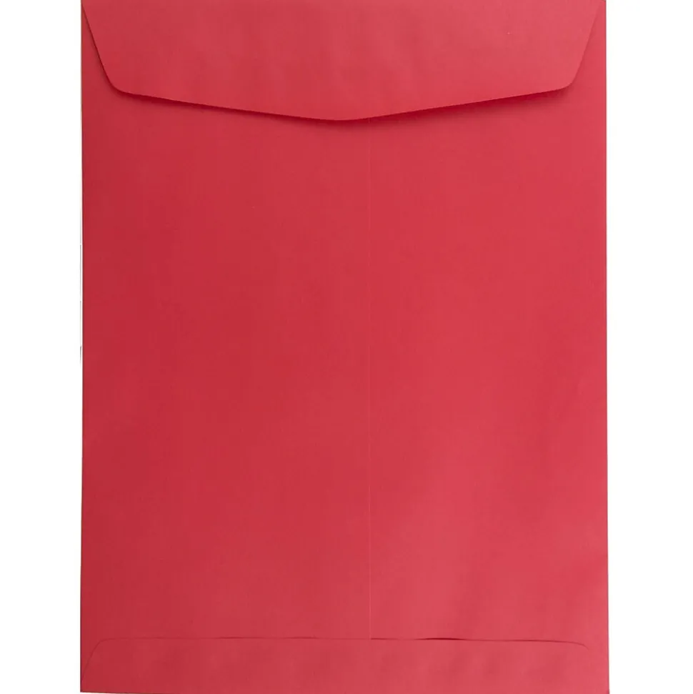 Open End Catalog Envelope, 9" x 12", Red, 100/Box (80329) | JAM Paper Cheap