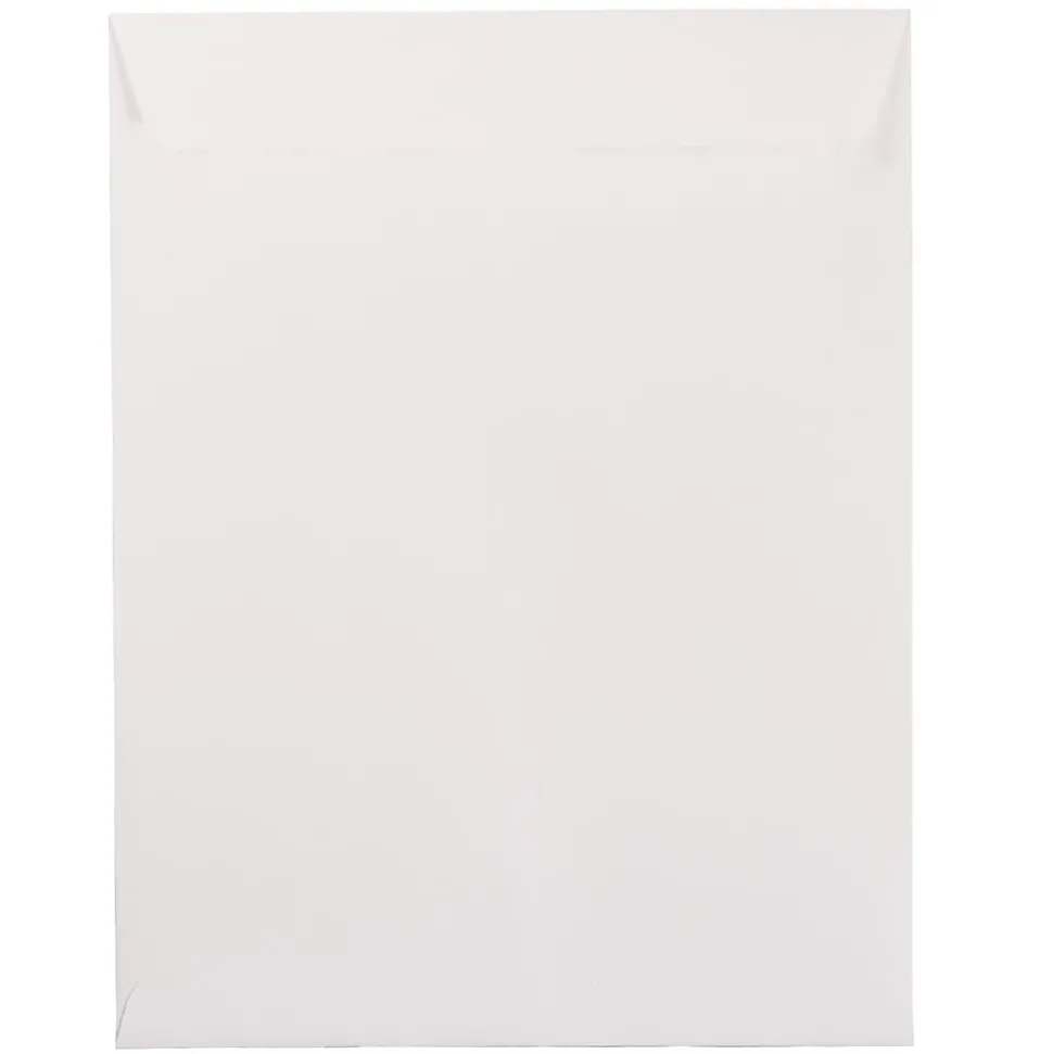 Open End Catalog Envelopes, 9" x 12", White, 100/Pack (212816044f) | JAM Paper Cheap