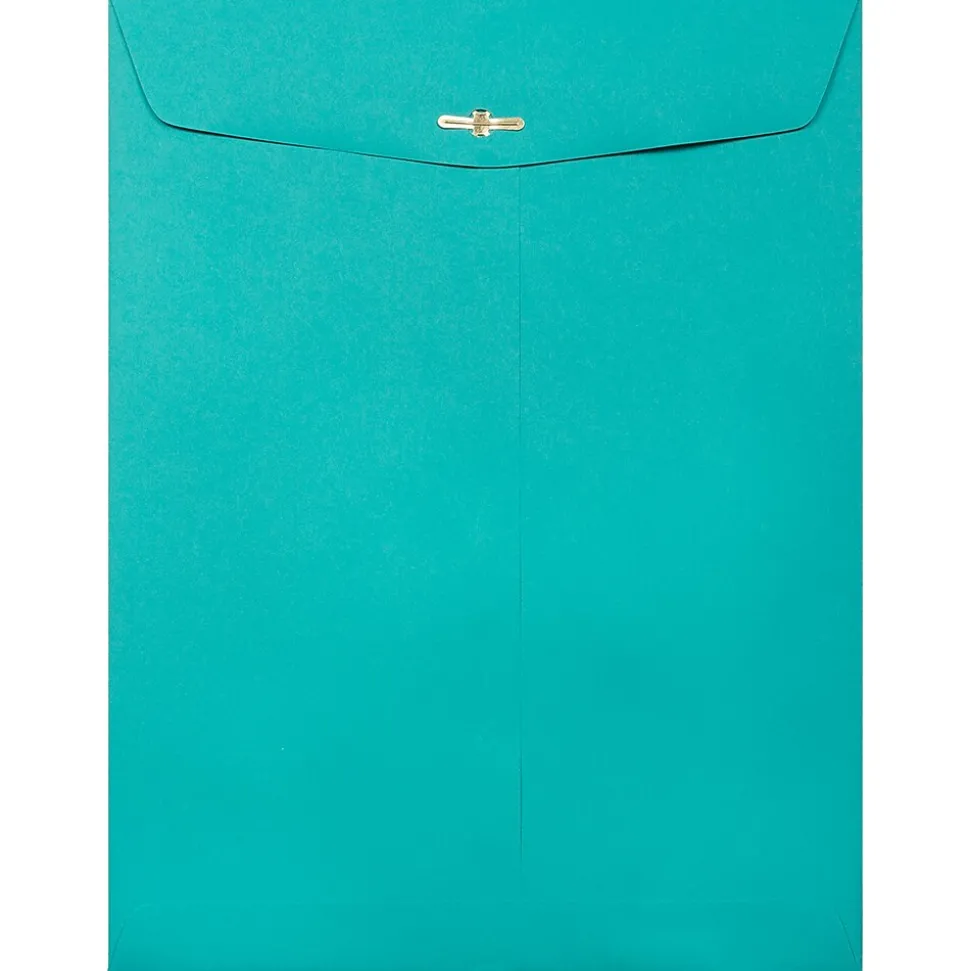 Open End Clasp Catalog Envelope, 9" x 12", Sea Blue, 100/Box (900906997) | JAM Paper Cheap