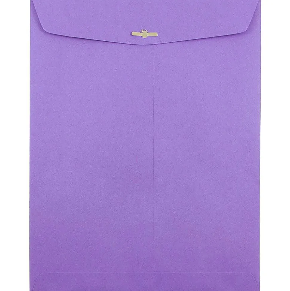Open End Clasp Catalog Envelope, 9" x 12", Violet, 100/Box (900906767) | JAM Paper Hot