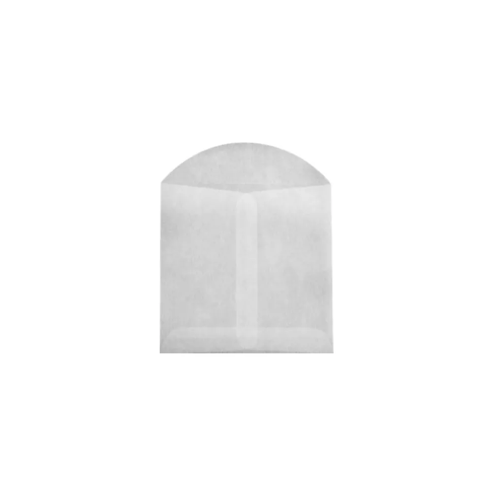 Open End Envelopes, 4 x 4, Glassine, 100/Pack (GLASS-27-100) | JAM Paper Hot