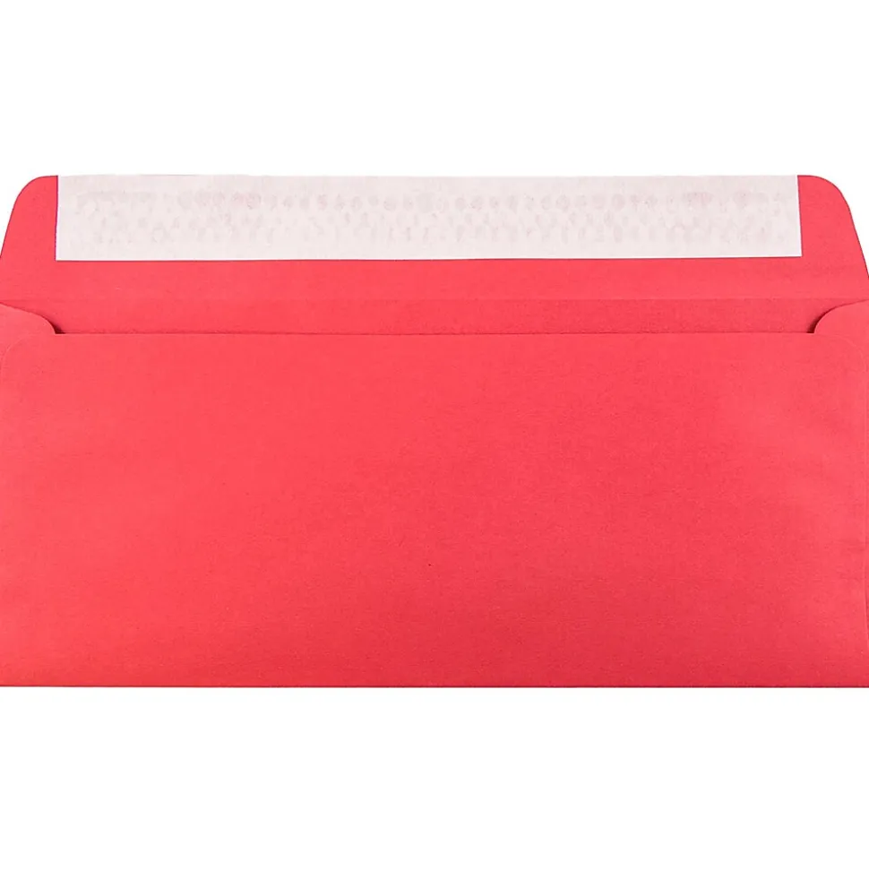 Peel & Seal #10 Kraft Business Envelope, 4 1/8" x 9 1/2", Christmas Red, 25/Pack (11789) | JAM Paper Outlet