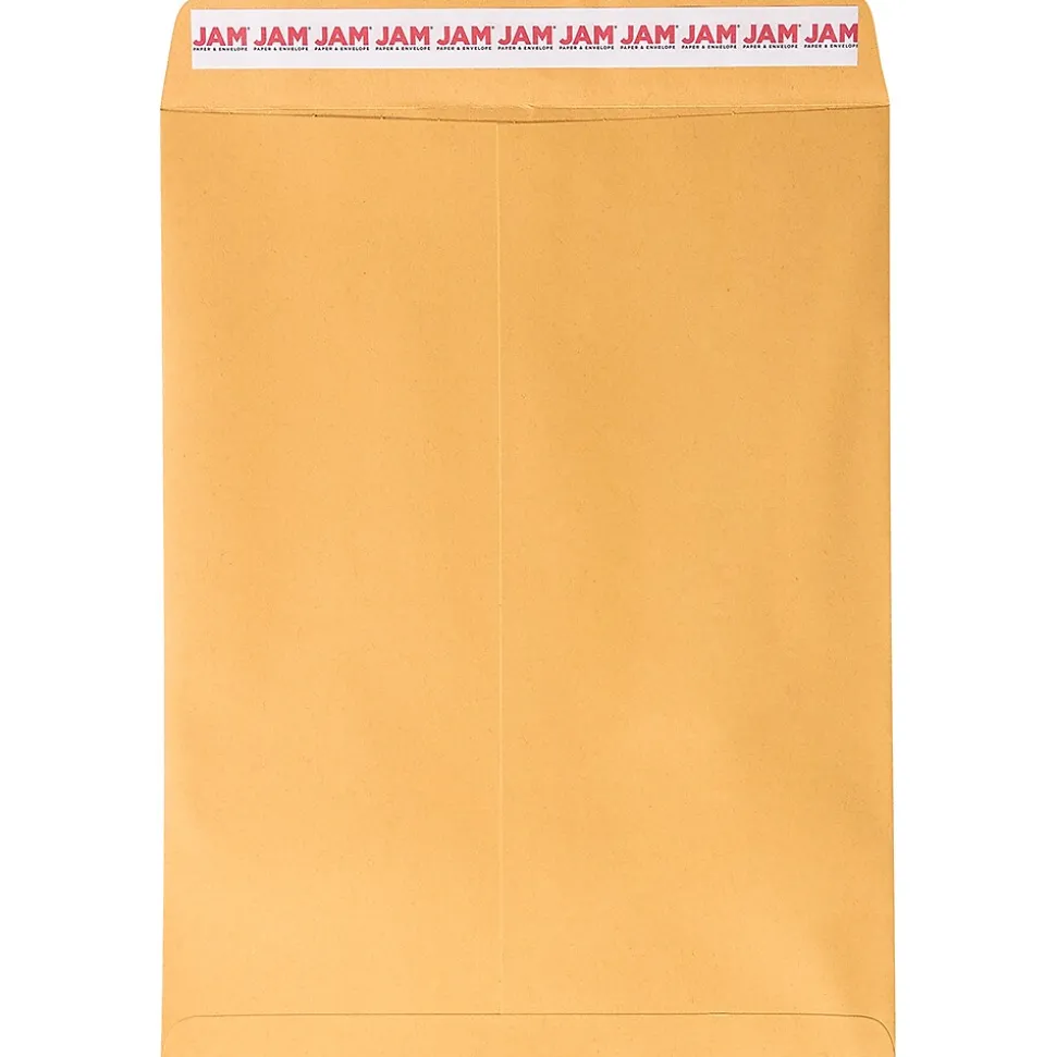Peel & Seal Kraft Open End #13 Catalog Envelope, 10" x 13", Brown, 500/Pack (13034233C) | JAM Paper Outlet