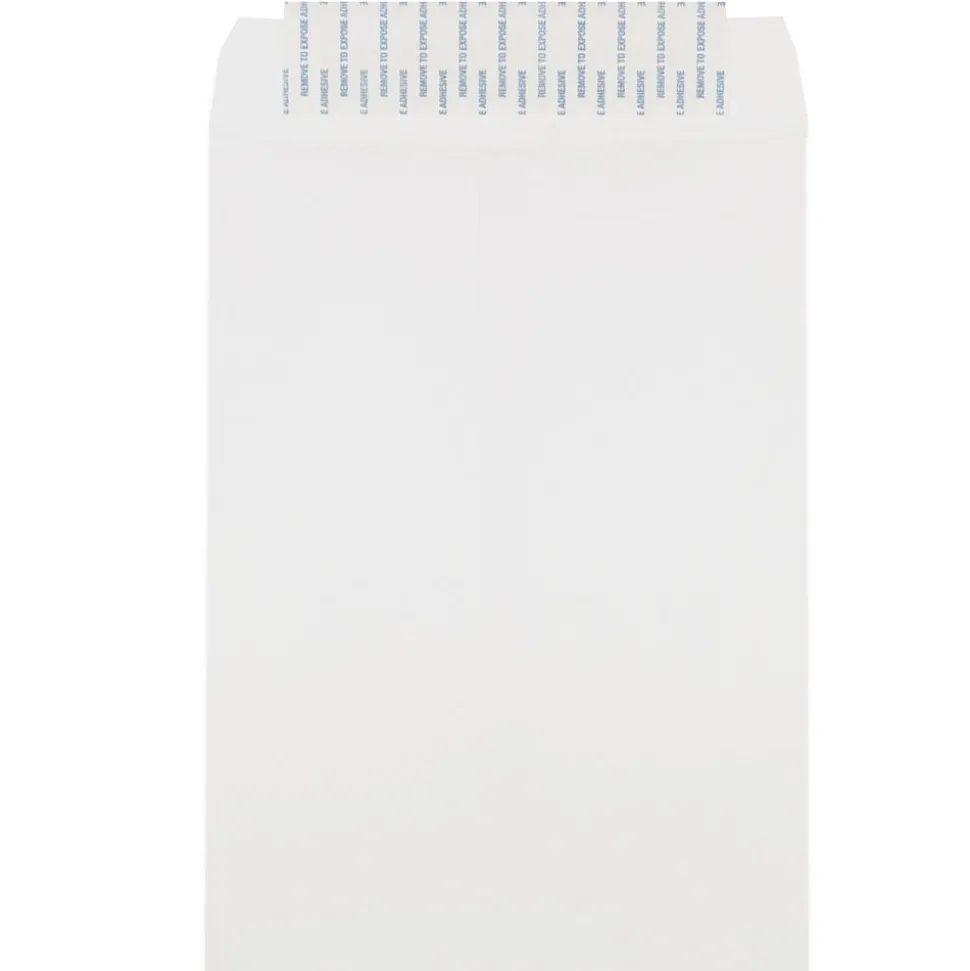 Peel & Seal Open End Open End Catalog Envelope, 7 1/2" x 10 1/2", White, 500/Pack (356828779) | JAM Paper Sale