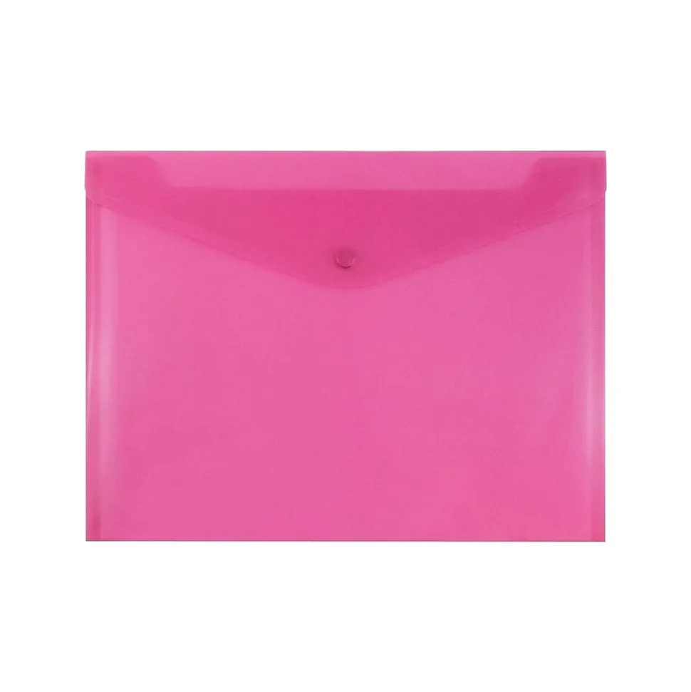 Plastic Envelopes with Snap Closure, Letter Size, Assorted Colors, 6/Pack (218S0RGBYPCL) | JAM Paper Cheap