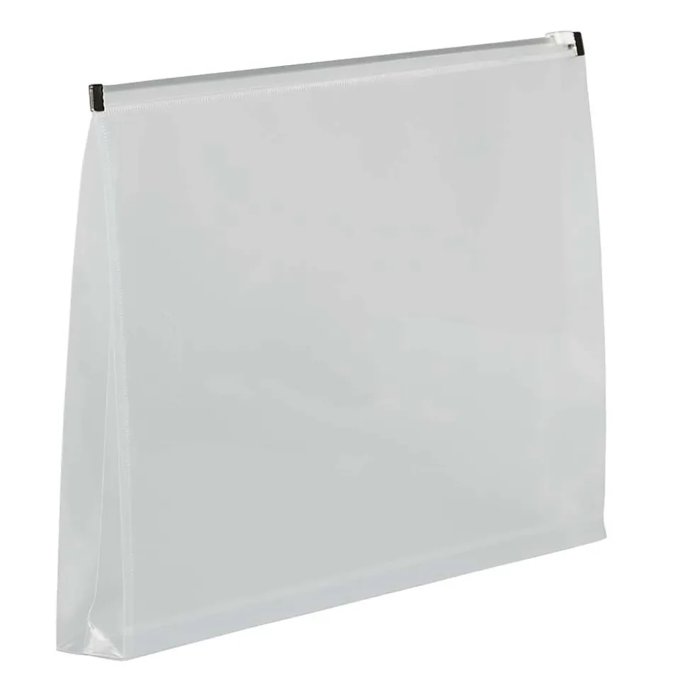 Plastic Envelopes with Zip Closure, Legal Booklet, 9.5 x 14.5, Clear, 12/Pack (219Z1CL) | JAM Paper Best