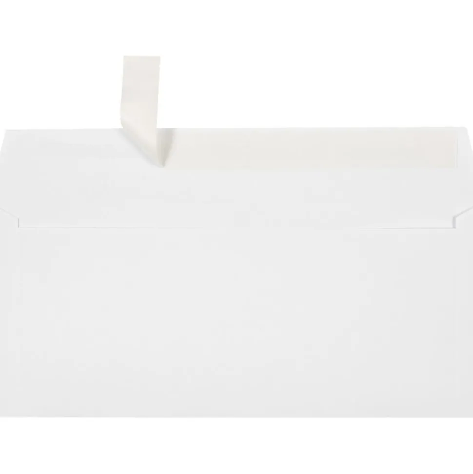 Self Seal #10 Booklet Envelope 4 1/8" x 9 1/2", White, 50/Pack (75746-50) | JAM Paper New