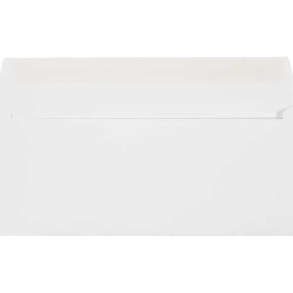 Self Seal #10 Booklet Envelope 4 1/8" x 9 1/2", White, 50/Pack (75746-50) | JAM Paper New