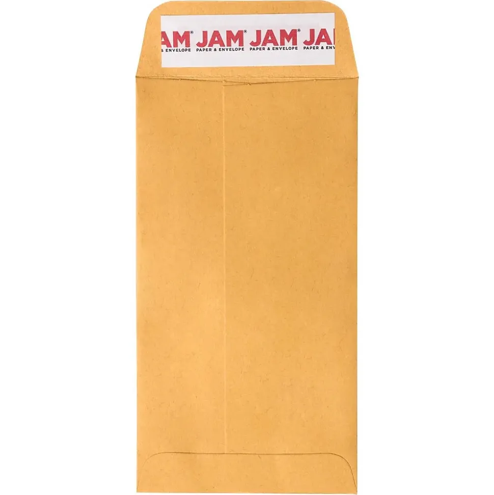 Self Seal #7 Coin Business Envelopes, 3 1/2" x 6 1/2", Brown Kraft Manila, 100/Pack (400238464D) | JAM Paper Best Sale