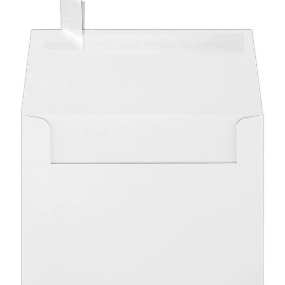 Self Seal A6 Booklet Envelope 4 3/4" x 6 1/2", White, 50/Pack (FE4575-05-50) | JAM Paper Hot