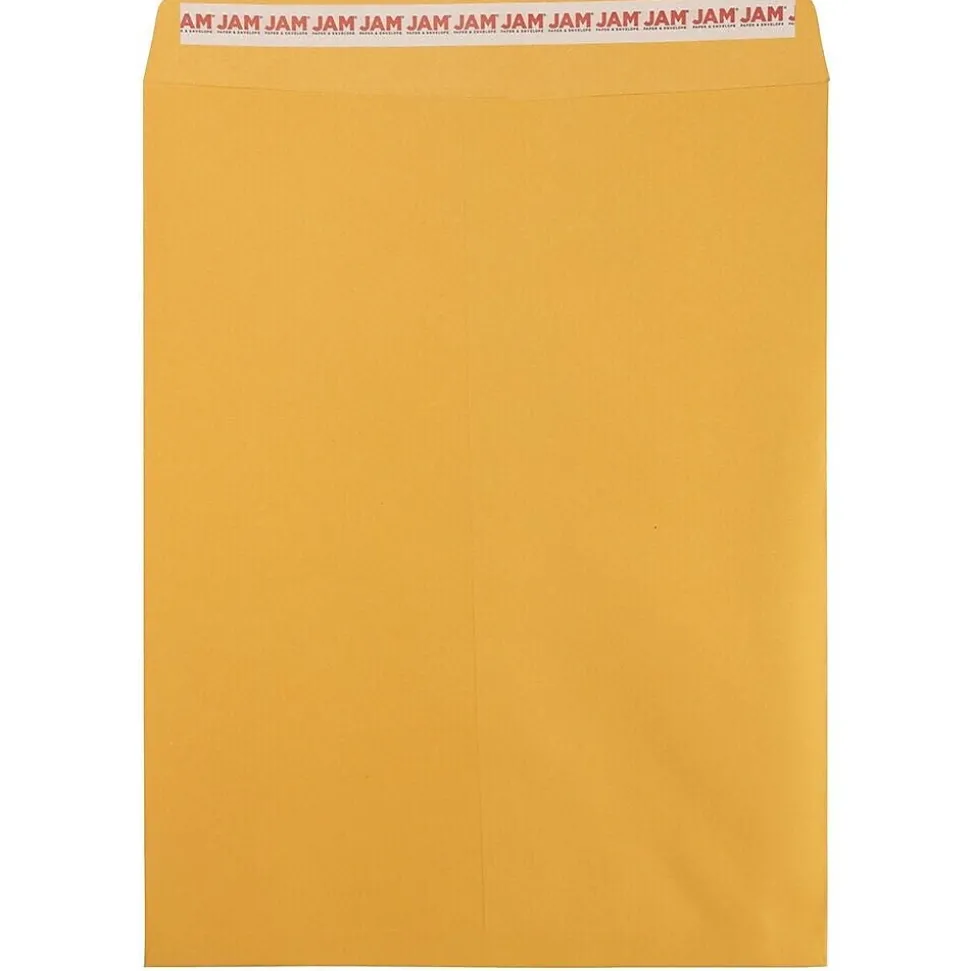 Self Seal Catalog Envelope, 12" x 15 1/2", Brown Kraft, 50/Pack (13034236I) | JAM Paper Cheap