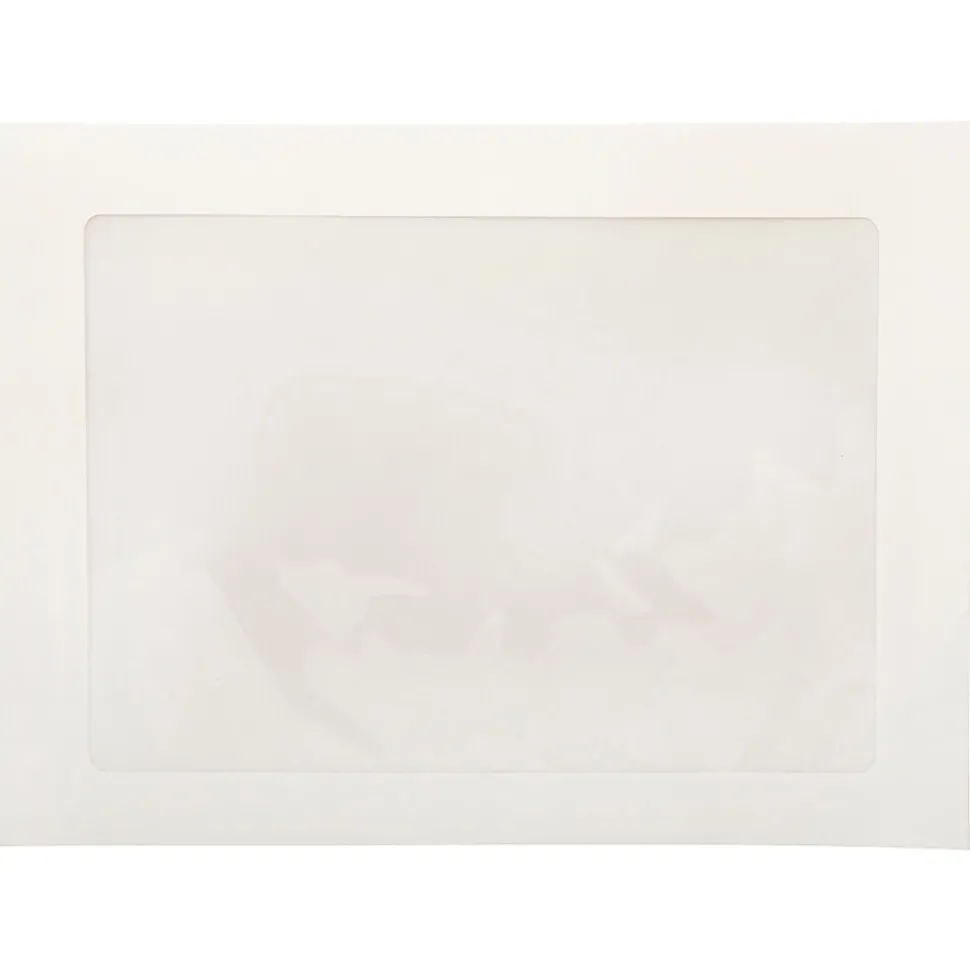 Window Envelope, 9" x 12", White, 100/Pack (0223932B) | JAM Paper Discount