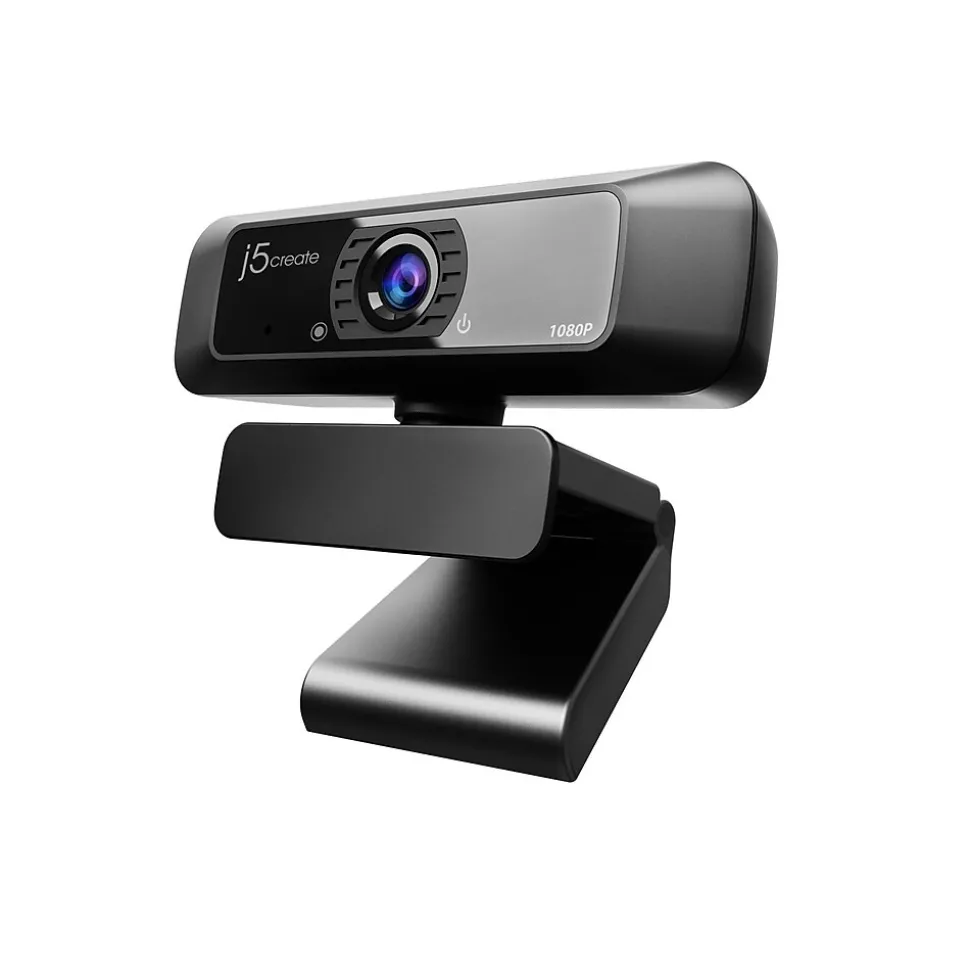 Create 2 USB 360° Rotation & 1080P HD Webcam, 2 Megapixels, Black (JVCU100) | j5create Best